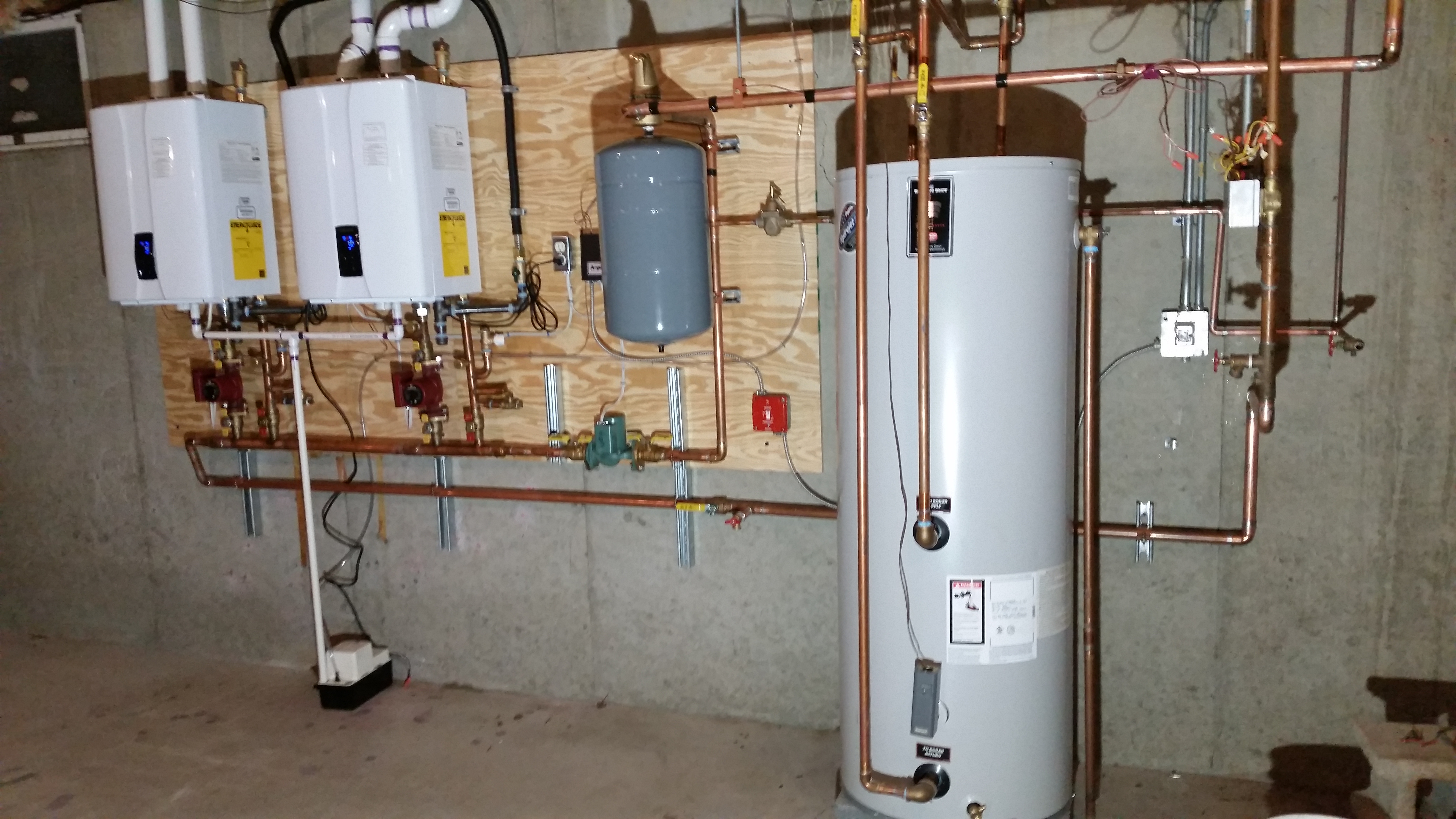 New Hot Water Heater Installation
